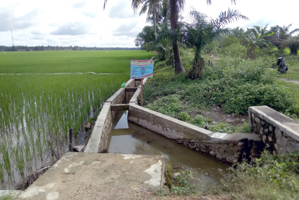 Pembangunan Saluran Dusun Tgk Podang Tahun Anggaran 206